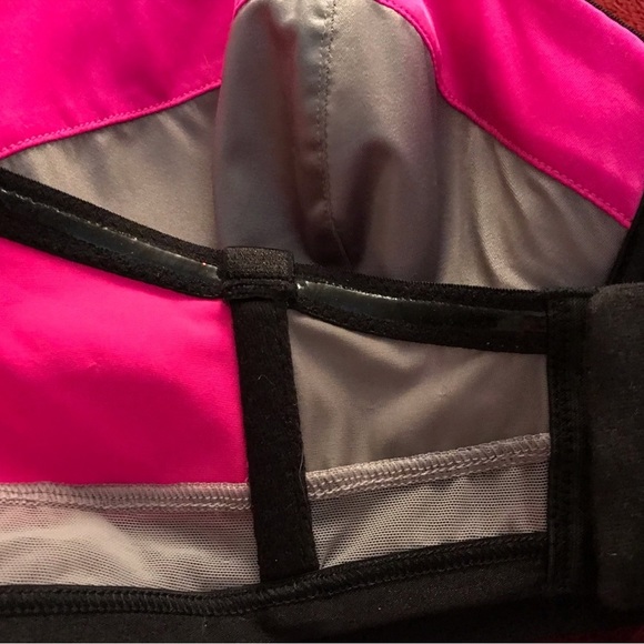 Victoria Secret  36C long line color block satin strapless bra ,straps optional - Picture 10 of 15